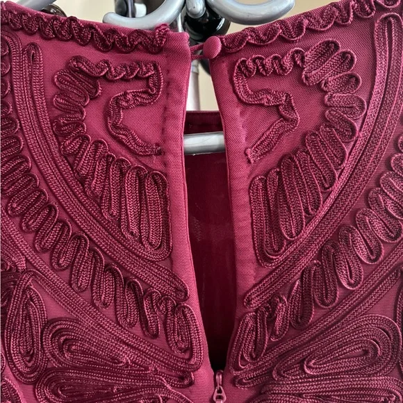 JS Collections Burgundy Maxi Dress - Picture 3 of 9